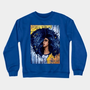 Blue curls Crewneck Sweatshirt